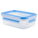 Récipient pour produits frais Tefal 100% étanche - capacité 1l - rectangulaire | 3 pièces
