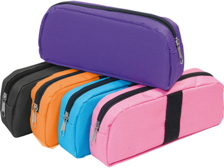 Pochette stylo Kangaro polyester 20x8x4cm coloris assortis