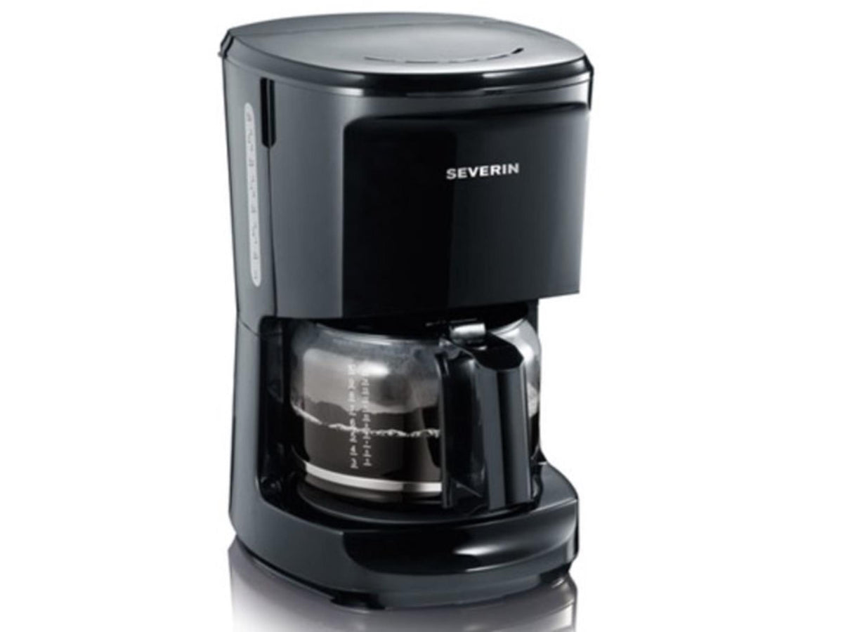 Severin ka 4815, cafetière filtre, 1,25 l, pour café moulu, 1000 w, noir