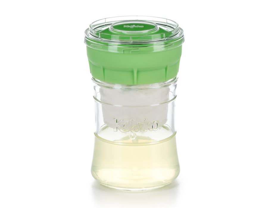 Machine à fromage Kefirko Kefir - Pot d'égouttage en verre - 900 ml