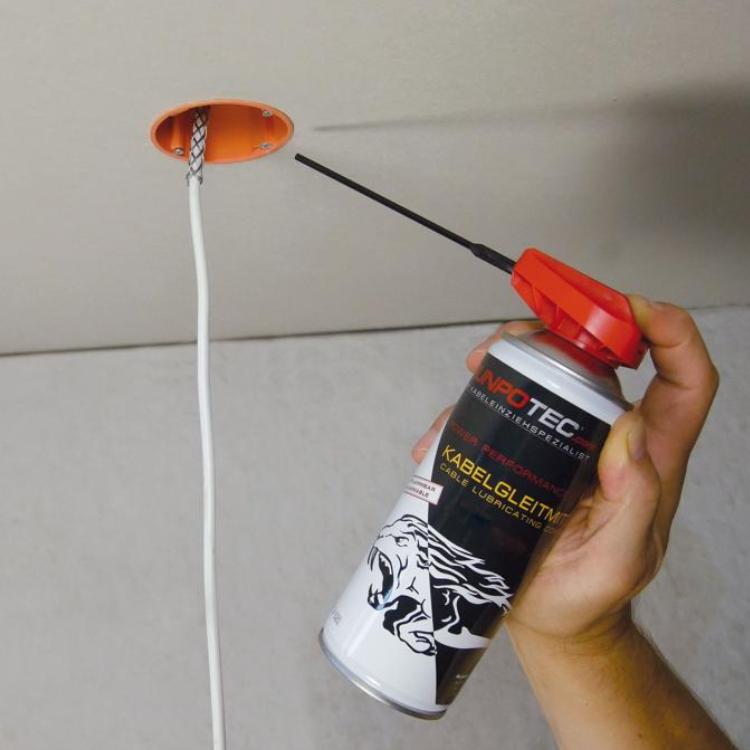 Mousse lubrifiante pour câbles