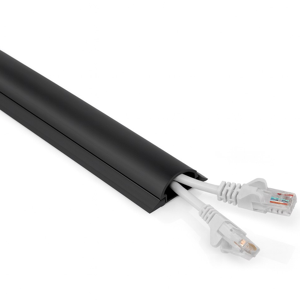 Gestion des câbles Nedis | tube | 1 pièce | épaisseur maximale du câble : 16 mm | pvc | noir - cmdt4516bk500