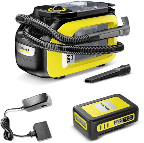 Karcher se 3-18 ensemble de batterie compact nettoyeur de tapis - 1.081-502.0