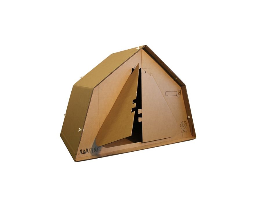 Tente en carton kartent pour enfants - Junior