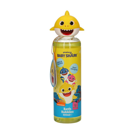 Bulles de bain bébé requin jaune 300ml