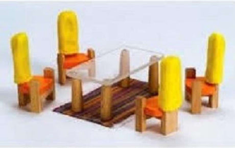 Van der Doelen Wanju meubles de maison de poupée salle à manger