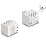 Bloc de connexion USB-C vers 2 broches Keystone