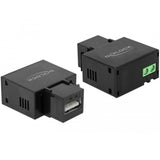 Bloc de connexion USB-A vers 2 broches Keystone