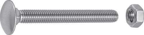 Boulon à bois Connex m6x25 8pcs a2 - ky4540625
