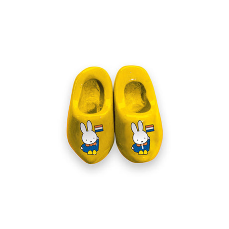 Miffy aimant 2 sabot 4 cm jaune