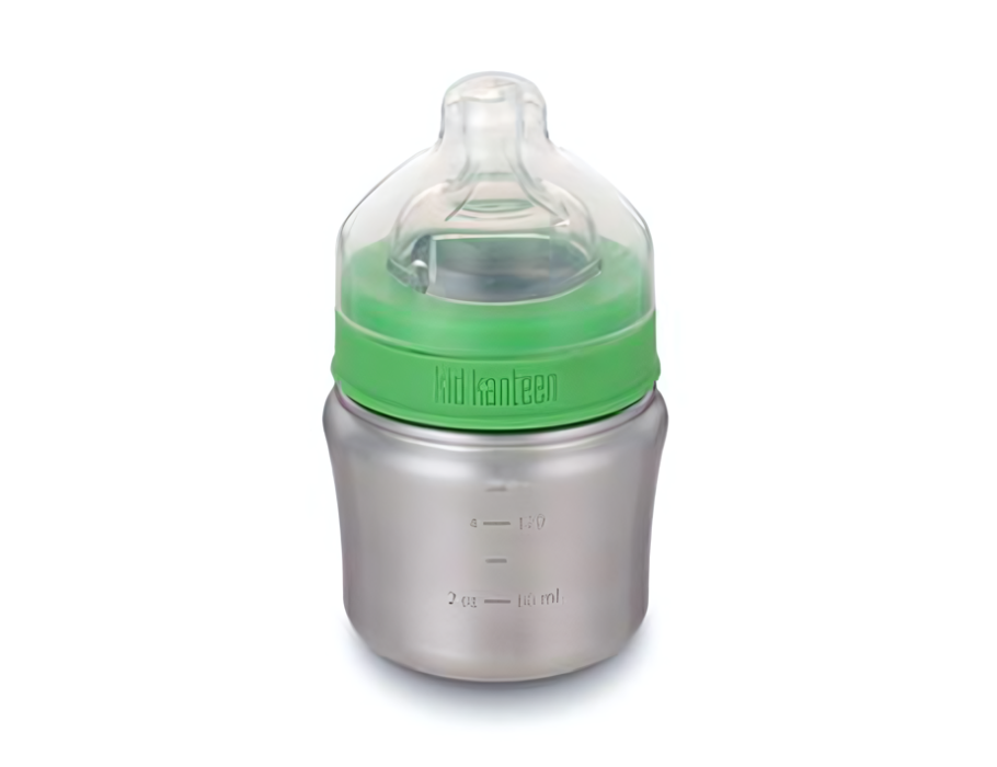 Biberon Klean Kanteen 0-6 m - inox - 148ml - débit lent