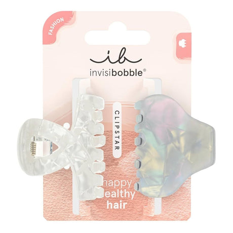 Invisibobble clipstar givre nacré 2pcs.