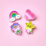 Invisibobble clipstar enfants monde heureux 4pcs.
