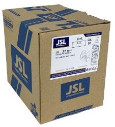 Support de serrage 25-28mm connectable boîte JSL grise (50) - 4113298