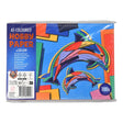 A5 gekleurd hobby papier colourful animals 100 vel