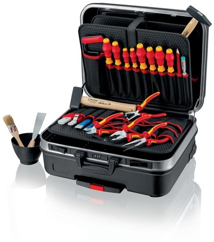 Gamme d'outils Knipex | 24 pièces | dans un étui rigide | pour électriciens | 1 pièce - 00 21 06 hls