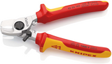 Coupe-câble Knipex avec ressort d'ouverture | isolé | poignées multi-composants | Testé VDE - 95 26 165 SB