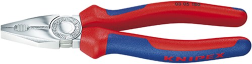 Pince universelle Knipex chromée avec poignées multi-composants 180 mm - 0305180