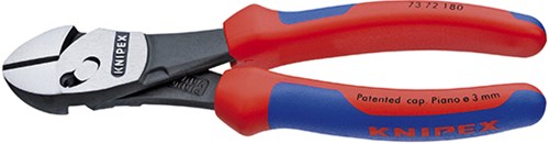 Pince coupante latérale Knipex twinforce 7372180 pince coupante (rouge bleu)