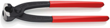Pince serre-oreilles Knipex | longueur 220 mm | plastifié | noir atramenté - 10 99 i220 sb