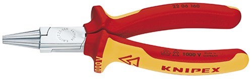 Knipex pince à cintrer ronde chromée 160 mm - 2206160