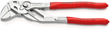 Pince à clé Knipex | longueur 180 mm | pince et clé en un | plastifié | chromé - 86 03 180 sb