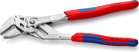 Pince à clé Knipex | longueur 250 mm | pince et clé en un | manches multi-composants - 86 05 250 sb