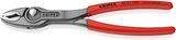 Pince à préhension réglable Knipex twingrip | revêtement plastique antidérapant | noir atramenté | longueur 200 mm | Carte libre-service blister - 82 01 200 sb