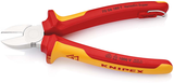 Pince coupante latérale Knipex | longueur 180 mm | isolé | boîtiers multi-composants | Approuvé VDE | protection intégrée - 70 06 180 t bk