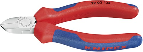 Knipex pince coupante latérale pour plastique avec poignées multi-composants 125 mm - 7202125