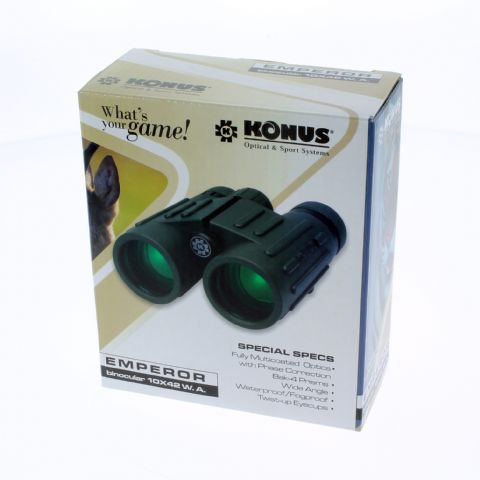 Konus binoculars Emperor 10x42 WP WA with PhaseCoating