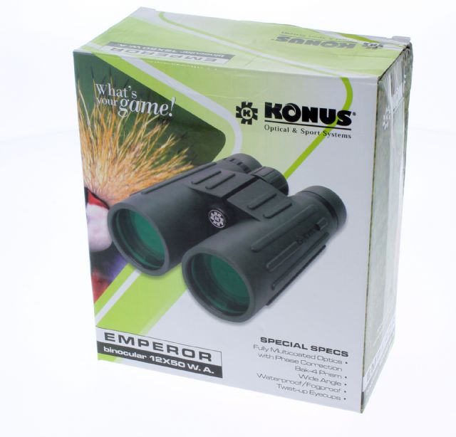 Konus binoculars Emperor 12x50 WP WA con fasecoateo