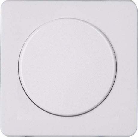 Plaque de recouvrement blanche Kopp hk02 + variateur à bouton