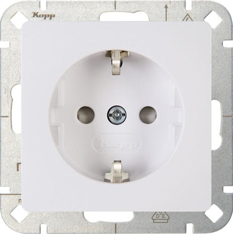 Kopp hk05 prise encastrable blanc arctique ra + sécurité enfant - 4621500