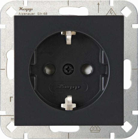 Kopp hk07 prise encastrable anthracite ra + sécurité enfant - 4623110
