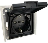 Kopp hk07 anthracite ip44 cache prise encastrable - 4623160