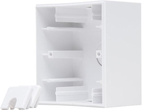 Kopp hk07 boîtier en saillie 1 voie blanc pur mat - 4624300
