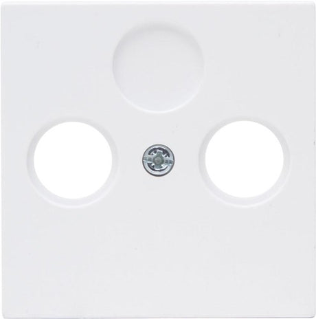 Kopp hk07 plaque de recouvrement blanc pur mat pour câble coaxial - 4624040