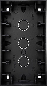 Kopp hk07 boîtier en saillie 2 voies noir pur mat - 4624810