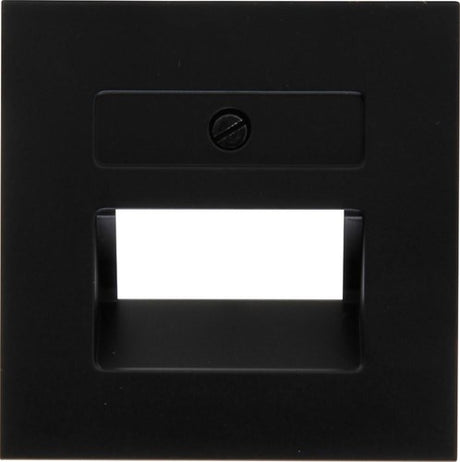 Kopp hk07 plaque de recouvrement noir mat pur utp double - 4624560