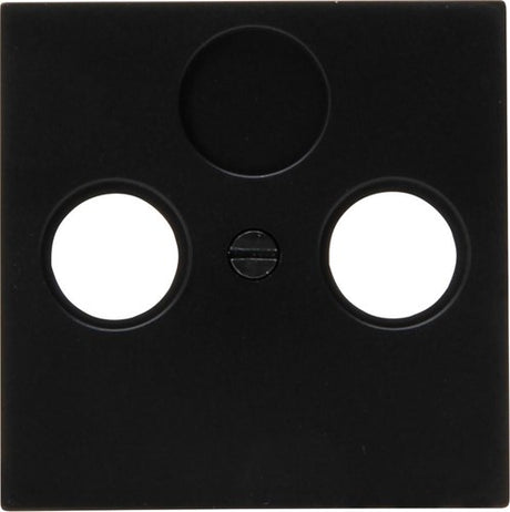 Kopp hk07 plaque de recouvrement noir mat pur pour câble coaxial - 4624540