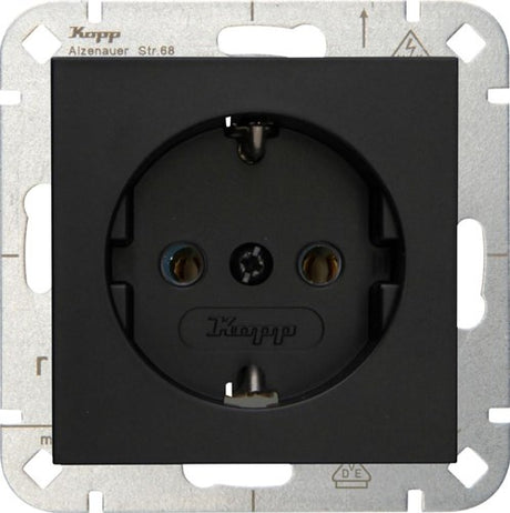 Kopp hk07 prise encastrable noir pur mat ra - 4624600