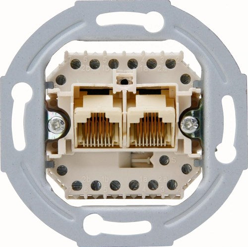 Unité encastrable Kopp UTP Cat5 RJ45 2 voies - 4620311