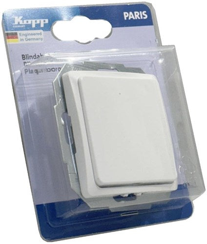 Plaque aveugle Kopp paris blanc arctique - 4625050