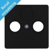 Kopp paris plaque de recouvrement noir mat pour coaxial - 4625240