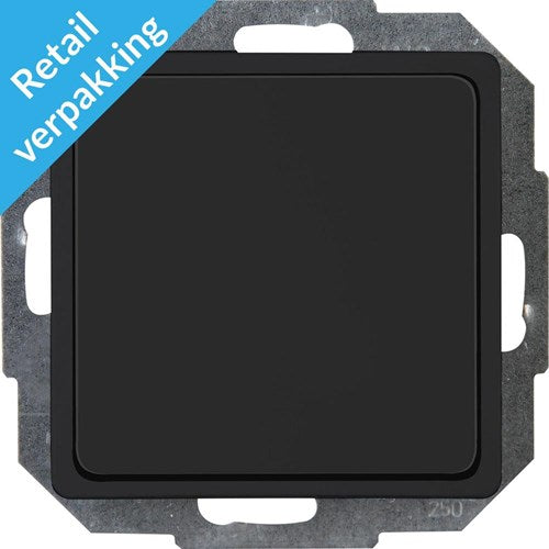Plaque aveugle Kopp paris noir mat - 4625250