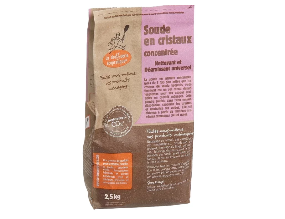 Soda cristal La droguerie écologique - 2,5 kg