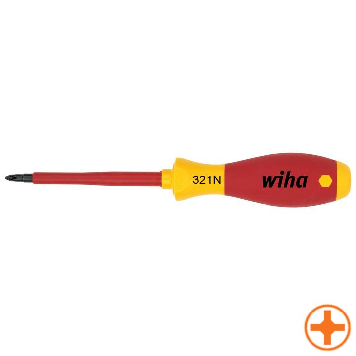 Tournevis Wiha | taille pH 3 | longueur de lame 150 mm isolé vde | 1 pièce - 00849 00849