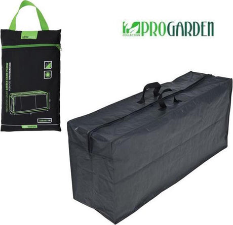 Housse de coussin de jardin Pro garden 130x50x32 noir