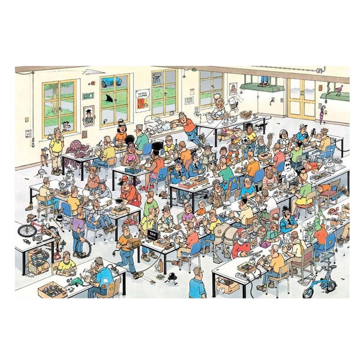 Puzzle géant de Jan van Haasteren : pouvons-nous le réaliser ? - 2000 pièces.